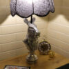Novelty Table Lamp Handmade Ceramic Zebra