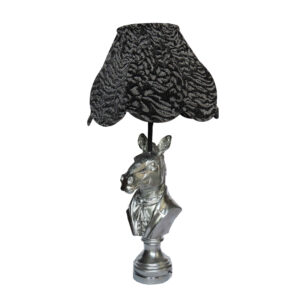 Novelty Table Lamp Handmade Ceramic Zebra