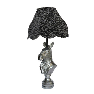 Handmade Ceramic Zebra Sculptural Novelty Table Lamp
