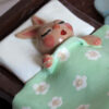 Handmade Ceramic Rabbit Sculptural Novelty Table Lamp