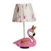 Pink Flamingo Sculptural Novelty Ceramic Table Lamp
