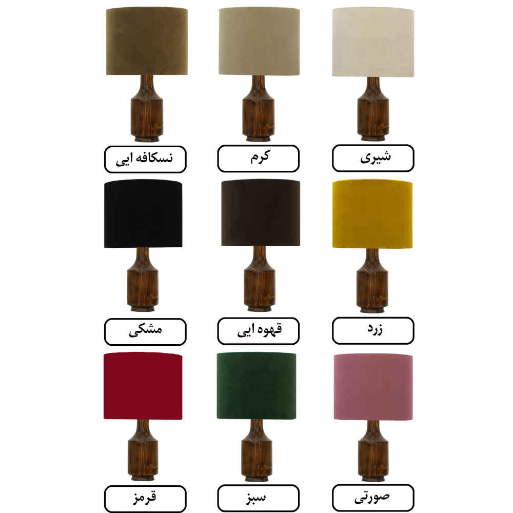 Handcrafted Minimalist Urn-Shaped Wooden Table Lamp with Drum Shade