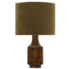 Handcrafted Minimalist Urn-Shaped Wooden Table Lamp with Drum Shade