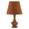 Handcrafted Minimalist Urn-Shaped Wooden Table Lamp