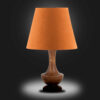 Handcrafted Minimalist Urn-Shaped Wooden Table Lamp
