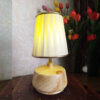 Handcrafted Classic Spherical Wooden Table Lamp