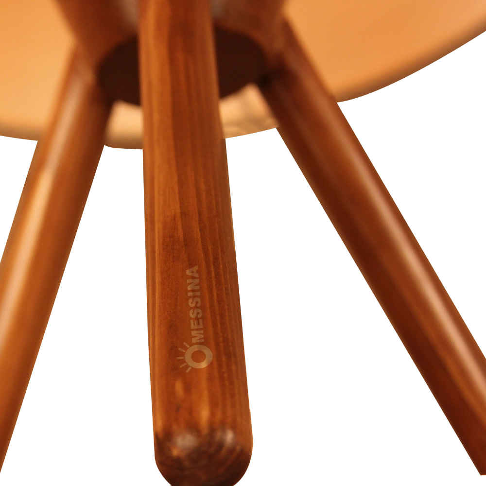 Accent Wooden Table Lamp Handcrafted Cream Masina