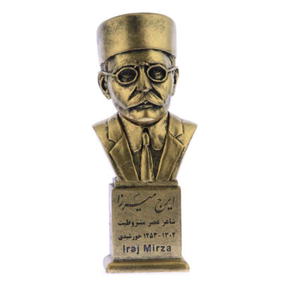 Iraj Mirza Bust Statue Iranian Poet