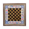 Handcrafted Persian Chakavak Floral Wooden Marquetry Chess Board