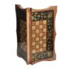 Handcrafted Persian Dalbori Floral Wooden Khatamkari Chess Board