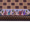 Handcrafted Persian Majlesi Floral Wooden Khatamkari Chess Board
