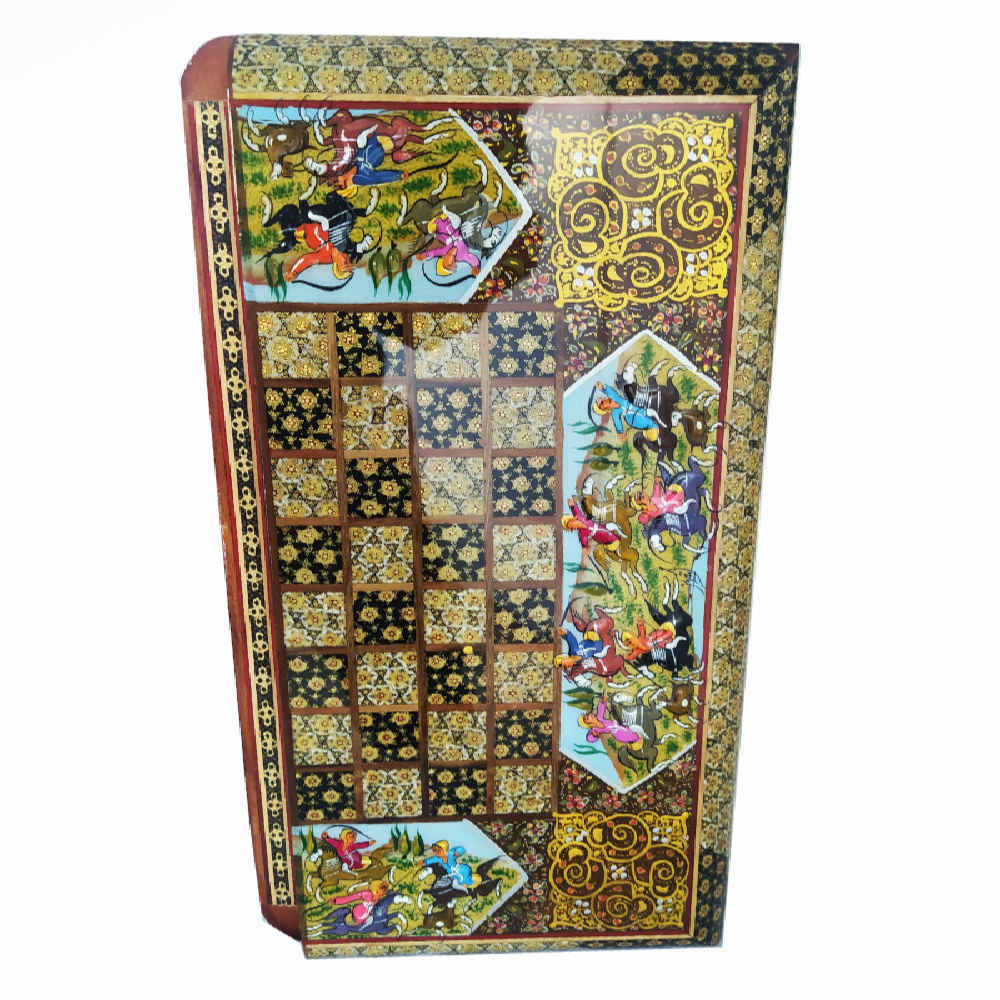 Persian Marquetry Chess Board Model Mehregan