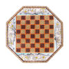 Handcrafted Persian Simaroo Floral Wooden Khatamkari Chess Board