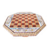 Handcrafted Persian Simaroo Floral Wooden Khatamkari Chess Board