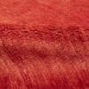 Handwoven Persian Minimalist Gabbeh Rug - Solid Red Wool