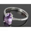 Purple Amethyst Silver Ring For Women Zarif