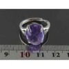 Purple Amethyst Silver Ring For Women Damle