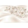 White Floral Wall Mural Model Navazesh for Modern Interiors