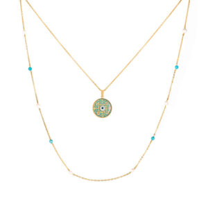 Persian Gold Plated Necklace for Women Louisa
