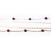 Persian Gold Plated Necklace for Women Minimalist Love