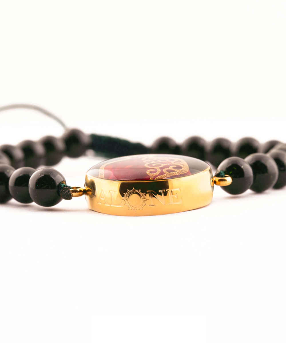 Persian Beaded Bracelet for Women – Black Naar