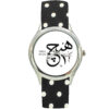 Women’s Floral Boho Fabric Tie Scarf Watch – Persian Calligraphy Hich