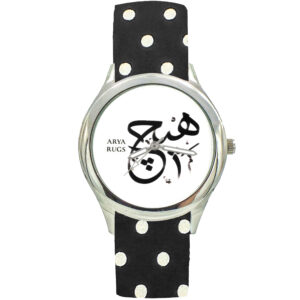 Women’s Floral Boho Fabric Tie Scarf Watch – Persian Calligraphy Hich