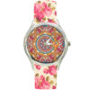Women’s Floral Liberty Boho Fabric Tie Scarf Watch – Mahla