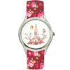 Women’s Floral Liberty Boho Fabric Tie Scarf Watch – Yadegar
