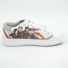 Graffiti Print Sneakers - Women's Chic Casual Shoes Model Adams
