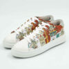 Graffiti Print Sneakers - Women's Chic Casual Shoes Model Cartoon