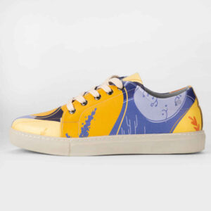 Graffiti Print Sneakers – Women’s Chic Casual Shoes Model Dream