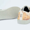 Graffiti Print Sneakers - Women's Chic Casual Shoes Model Kangaroo