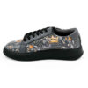 Graffiti Print Sneakers - Women's Chic Casual Shoes Model Nature