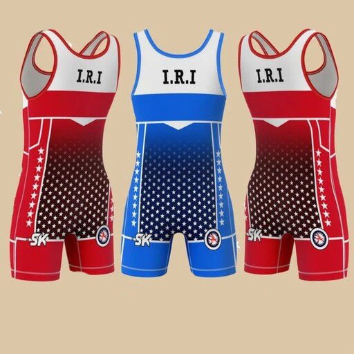 Men’s Iranian Sleeveless Wrestling Singlet Model Arman