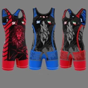 Men’s Iranian Sleeveless Wrestling Singlet Model Iran