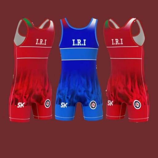 Men’s Iranian Sleeveless Wrestling Singlet Model Tiara