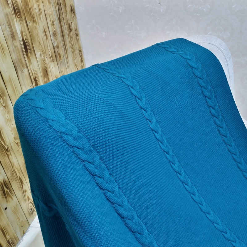 Soft & Light Knitted Throw for Sofa & Bed Model Azin