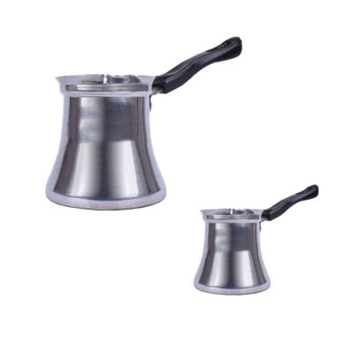 Aluminum Cezve - Durable Turkish Coffee Pot & Ibrik, Jahan Model