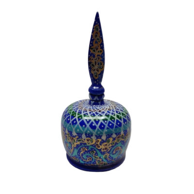 Persian Surma Dani Container for Keeping Kohl Made of Camel Bone Tazhib
