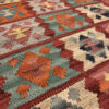 Firuzabad Doran Geometric Kilim Rug - Authentic Handwoven Persian Wool