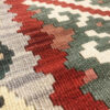 Firuzabad Hanan Geometric Kilim Rug - Authentic Handwoven Persian Wool