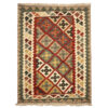 Firuzabad Haroon Geometric Kilim Rug - Authentic Handwoven Persian Wool
