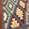 Geometric Kilim Rug from Firuzabad - Authentic Handwoven Persian Wool