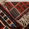 Hand-Knotted Persian Khorasan Katayoun Rug (Tribal Panel Design) - Red Wool