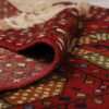 Hand-Knotted Persian Khorasan Malih Rug (Tribal Geometric Diamond) - Red Wool