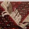 Hand-Knotted Persian Khorasan Malih Rug (Tribal Geometric Diamond) - Red Wool