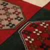 Hand-Knotted Persian Khorasan Raika Rug (Tribal Geometric Diamond) - Red Wool