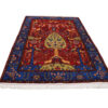 Hand-Knotted Persian Isfahan Rug (Traditional Derakhti Tree of Life) - Blue Wool
