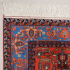Hand-Knotted Persian Isfahan Rug (Classical Floral Medallion Pattern) - Orange Wool
